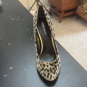 BCBGeneration Animal Print Heels